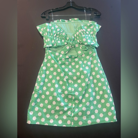 Women’s Mint Polkadot dress - Picture 4 of 4